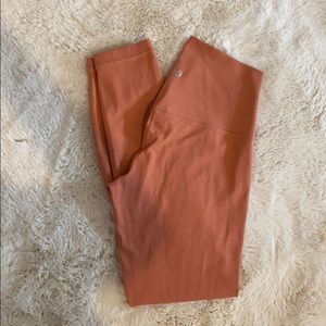 Lululemon Align rustic coral leggings